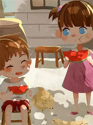 深山中的村庄