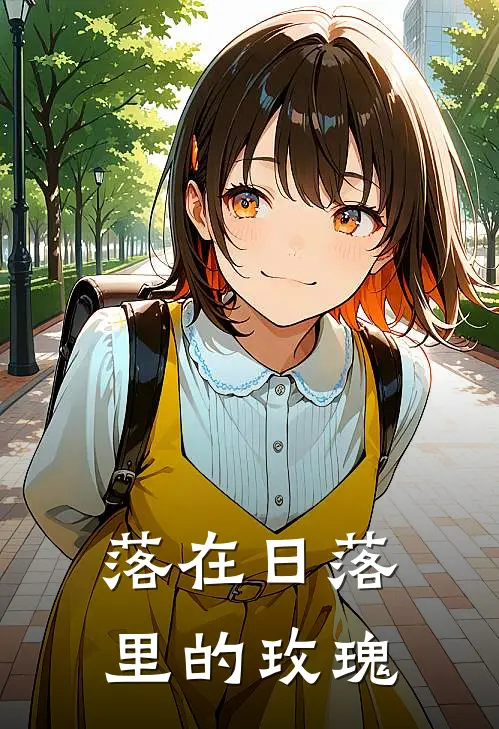 落在日落里的玫瑰